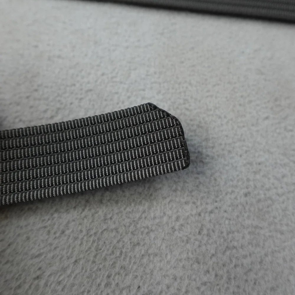 Grip6 Webbed Belt Tactical Nylon Gray 1.5